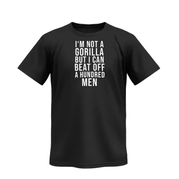 Pánské tričko Tričko 100 Men VS Gorilla