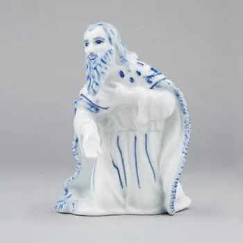 Betlém Cibulák Král Melichar12,0 x 7,5 x 11,5 cm 0,160g Originál Český porcelán Dubí