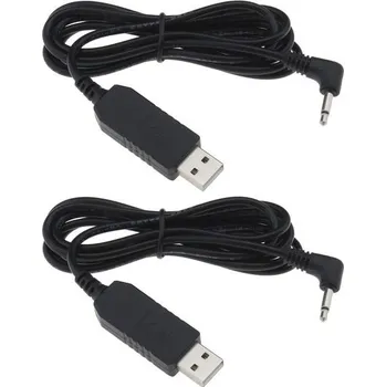 2 USB nabíjecí kabely pro holicí strojek kompatibilní s Remington Beard Bartschneider MB320 MB320C