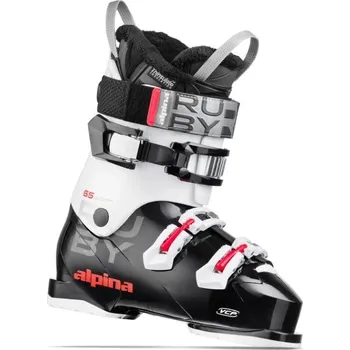 Sjezdové boty Lyžáky Alpina RUBY 65 HEAT black/white/coral 18 Velikost: 24.5