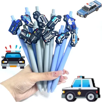 Kuličkové pera s motivem policie - sada 5 ks