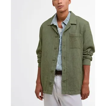 Barbour Sandwood Waffle Overshirt — Light Moss