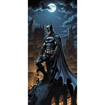 Diamantové malování Diamantové malování - Batman + perleťové kamínky (100x50)