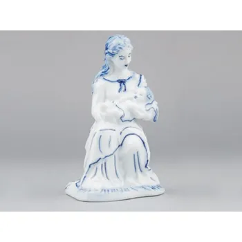 Betlém Cibulák Panna Marie 7,0 x 7,3 x 12,0 cm 0,130g Originál Český porcelán Dubí