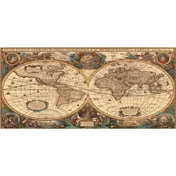 Diamantové malování Diamantové malování - XXXL - Historická mapa světa (200x100)