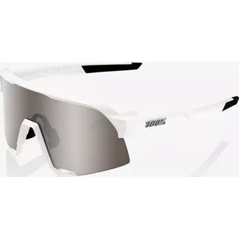 Sluneční brýle Brýle 100% S3 Matte White/Hiper Silver Mirror Lens