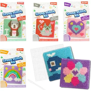 kreativní sada Vyšívání křížkovým stehem mix motivů