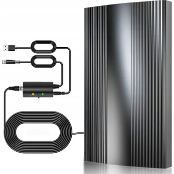 Televizní anténa HDTV Anténa HD011 Silná vnitřní televizní anténa se zesilovačem signálu