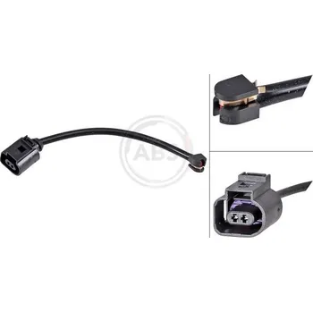 Brzdová destička Výstražný kontakt, opotřebení obložení A.B.S. 39406