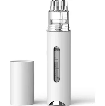 Masážní přístroj Růst vlasů hřeben s olejovým aplikátorem | masážní hřeben, masážní pomůcka - 15ml - Bílá