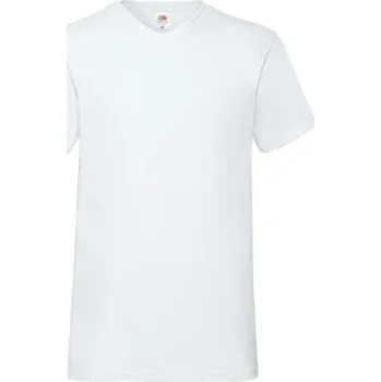Pánské tričko Pánské tričko s V výstřihem Fruit of the Loom, velikost 4XL