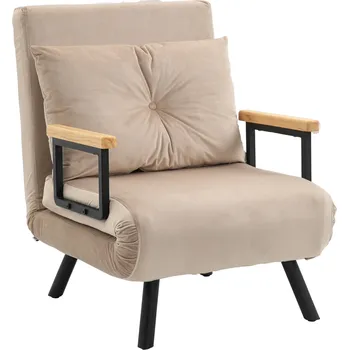 Křeslo Relaxační rozkládací křeslo Valy | béžové