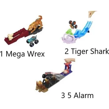 autíčko Hot Wheels MONSTER TRUCKS AKČNÍ HERNÍ SET varianta 1 Mega Wrex
