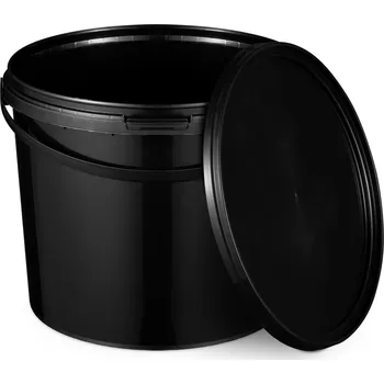 kbelík Plastový kbelík 5 Litrů ČERNÝ pro Potraviny!