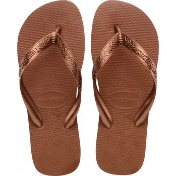 Dámské žabky HAVAIANAS DĚTSKÉ ŽABKY HNĚDÉ 33-34 3M6G3*