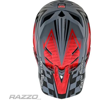 Sport Náhradní kšilt helmy TroyLeeDesigns D4 Carbon Sram Red Black Visor