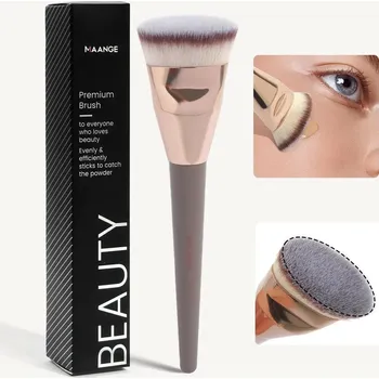 Kosmetický štětec Štětec na makeup s jemnými vlákny pro pudr a korektor | kosmetické pomůcky 1+1 ks - 51539JJ