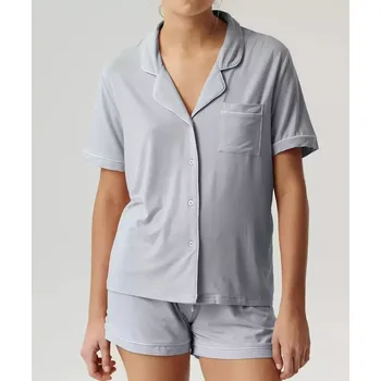 Pánské pyžamo Dámské pyžamo Atlantic NLP-496 kr/r - Atlantic světle modrá XL