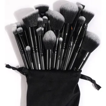 Kosmetický štětec Profesionální sada štětců na make up | kosmetické pomůcky 30+1 ks - Černá Černá