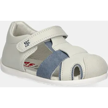 Dívčí obuv Kožené sandály Garvalin béžová barva, 252312 01X, EUR 22