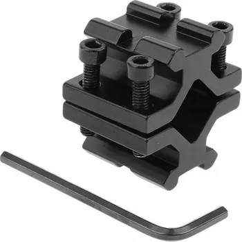 Adaptér pro montáž na hlaveň s 2x RIS Picatinny lištou pro dvojnožku bipod Vzduchovka