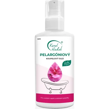 Koupelová pěna AKH/Karel Hadek Koupelový olej PELARGÓNIOVÝ 100 ml