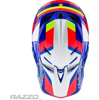 Sport Náhradní kšilt helmy TroyLeeDesigns D4 Composite Omega White Blue Visor