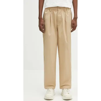 Pánské kalhoty Bavlněné kalhoty AAPE Now Woven, XL, béžová, 80X