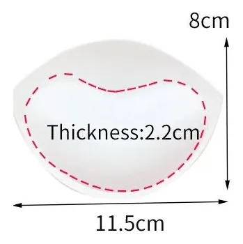 Dámské plavky Měkké vycpávky pro push up efekt v plavkách | prsní vycpávky, plavkové vložky - 1 pár NRT118