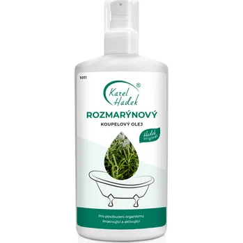 Koupelová pěna AKH/Karel Hadek Koupelový olej ROZMARÝNOVÝ 200 ml