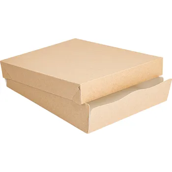 Jednorázové nádobí Cateringový box kraft 230/170/45mm 50ks