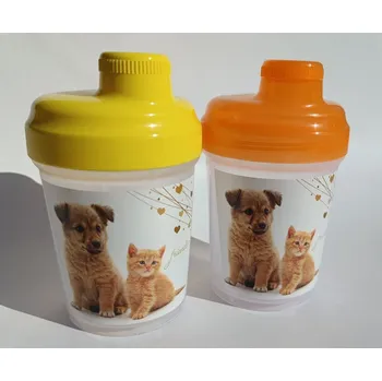 Láhev TVAR Dětská lahev 300/450ml - Štěně a kotě