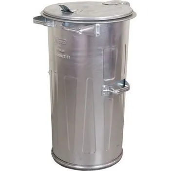 Venkovní odpadkový koš Kovová venkovní popelnice, objem 110 l