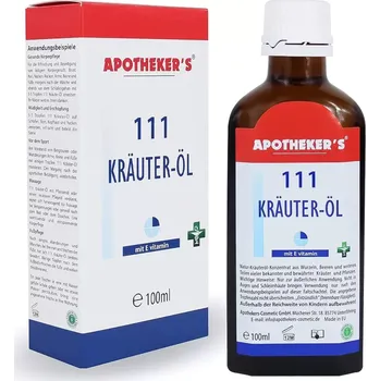 Masážní přípravek Bylinný olej na tělo a masáž Krauter-Ol, Apotheker's 111, 100 ml