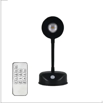 Nástěnné svítidlo Inteligentní bezdrátové nástěnné led světlo s čidlem | osvětlení 5 ks - Černá s teleobjektivem