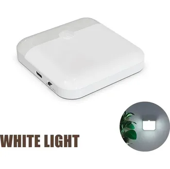 Noční světlo Pohybové noční světlo | osvětlení - Studená bílá , 2 ks