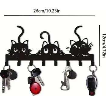 věšák na klíče Dekorativní kovový věšák na klíče | dekorace - TY3496