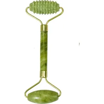 Masáž Masážní váleček z jadeitu pro obličej a tělo | jade roller, gua sha - Nefritový válec 1