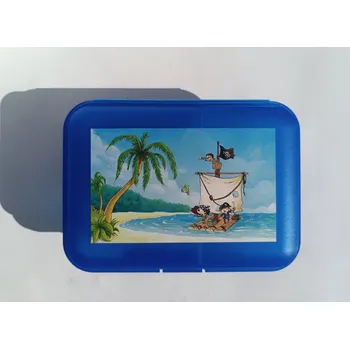 Svačinový box TVAR Dětský svačinový box dělený - Piráti