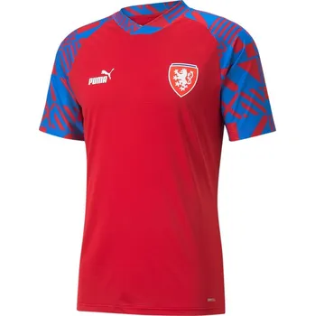 PUMA FACR Prematch Jersey 767651-05 Chili Pepper/Electric Blue S