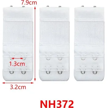 Podprsenka Prodlužovač podprsenky s háčky pro rozšíření | intimní doplněk, spodní prádlo - NH372 3ks bílá