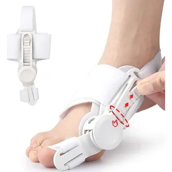 Nejlepší korektor vbočeného palce bez bolesti | ortéza, oddělovač prstů - bílá B.