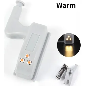 Noční světlo LED světlo do skříně se senzorem pohybu | noční osvětlení - teplá bílá , 6 ks