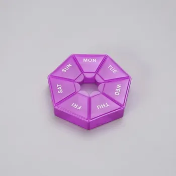 Dávkovač léků Mini cestovní dávkovač léků 7 dní box | dávkovač léků, krabička na léky - Č. 6