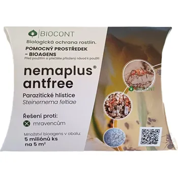 Insekticid BIOCONT Nemaplus antfree | přírodní řešení proti mravencům s parazitickými hlísticemi 50mil - na 50m²