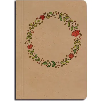 Blok Notes tečkovaný A6 kraft Kruh