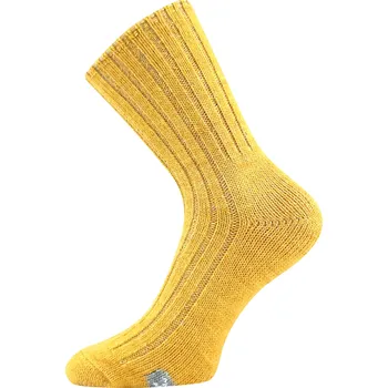 Pánské ponožky VOXX Ponožky zimní FORDE s merinem a alpakou TMAVĚ ŽLUTÉ 39-42 125575