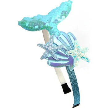 Čelenka Duhová čelenka mořské panny pro děti | dívčí čelenka, dětský doplněk - Č. 1