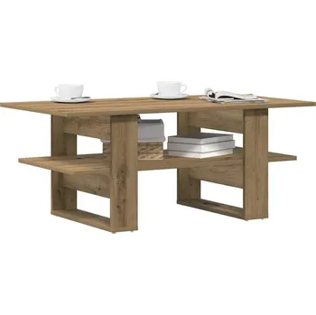 Konferenční stolek vidaXL Konferenční stolek 102x55x42 cm kompozitní dřevo [823261] Barva: dub artisan