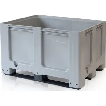 Paletový kontejner, 610 l, 3 ližiny